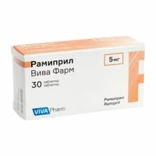РАМИПРИЛ 5МГ №30 ВИВА ФАРМ