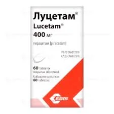 ЛУЦЕТАМ 400МГ №60
