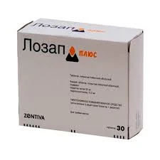 ЛОЗАП ПЛЮС ТАБ. П.П.О. 50МГ+12,5МГ №30