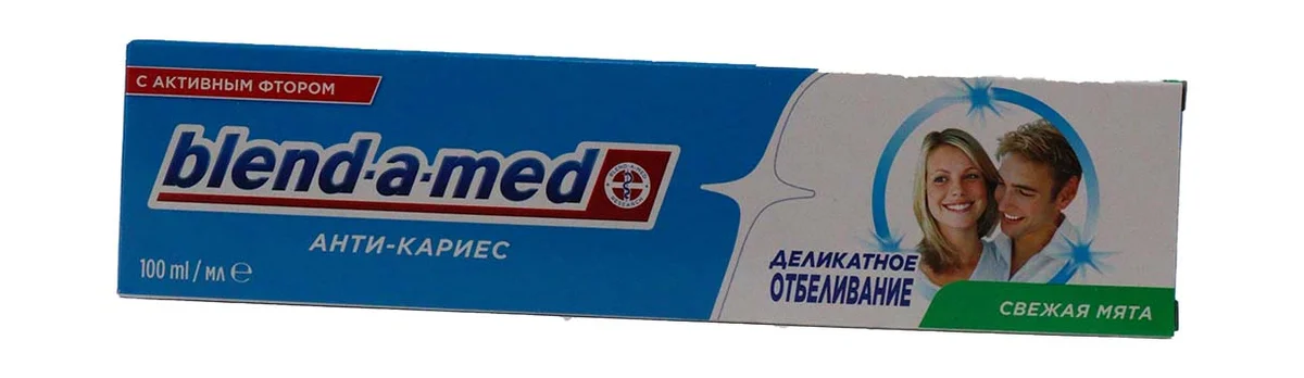 З/ПАСТА БЛЕНД-А-МЕД АНТИ-КАРИЕС ДЕЛИКАТНОЕ ОТБЕЛИВАНИЕ СВЕЖАЯ МЯТА 100МЛ