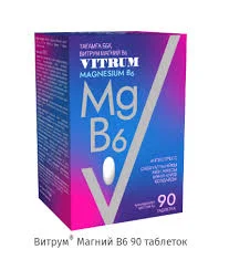 ВИТРУМ МАГНИЙ В6 ТАБ №90