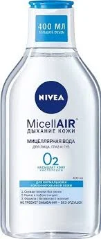 НИВЕА МИЦЕЛЯРНАЯ ВОДА "ДЫХАНИЕ КОЖИ" Д/НОРМ И КОМБ.КОЖИ