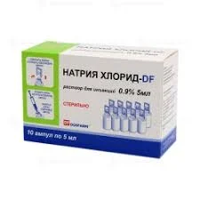 НАТРИЯ ХЛОРИД 0,9% 10,0 №10 DF