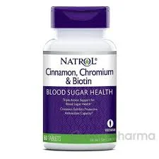 NATROL КОРИЦА-БИОТИН-ХРОМ №60