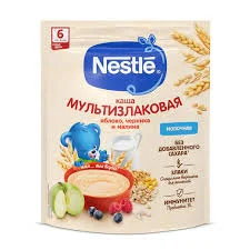 ДП НЕСТЛЕ КАША МОЛ МУЛЬТИЗЛАКОВАЯ ЯБЛОКО,ЧЕРНИКА,МАЛИНА С БИФИДОБАКТЕРИЯМИ 200Г