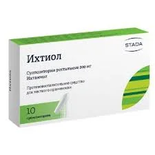 ИХТИОЛ СУПП. РЕКТ. 200МГ №10_НИЖ