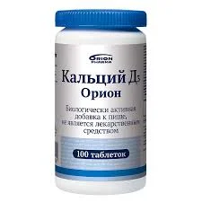 КАЛЬЦИЙ Д3 ОРИОН №100