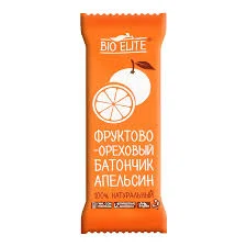 BIO ELITE ФРУКТОВО-ОРЕХОВЫЙ БАТОНЧИК АПЕЛЬСИН 35 ГР