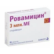 РОВАМИЦИН ТАБ. П.О 3МЛН МЕ №10