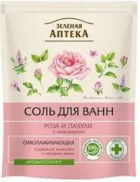СОЛЬ Д/ВАНН РОЗА И ПАЧУЛИ 500Г ЗЕЛ АПТЕКА