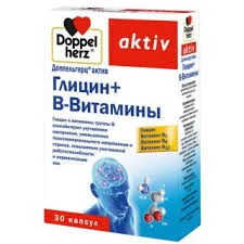 ДОППЕЛЬГЕРЦ АКТИВ ГЛИЦИН+ВИТАМИНЫ ГРУППЫ B КАПС. №30 БАД