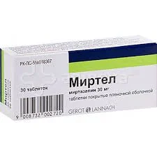 МИРТЕЛ ТАБ 30МГ №30