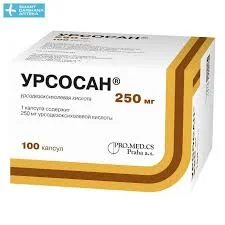 УРСОСАН КАПС. 250МГ №100