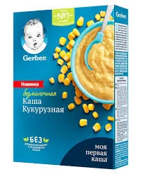 ДП ГЕРБЕР КАША БЕЗМОЛ КУКУРУЗНАЯ 180ГР