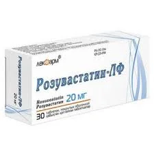 РОЗУВАСТАТИН ЛФ ТАБ 20МГ №30