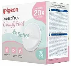 PIGEON COMFY FEEL BREAST PADS ВКЛАДЫШИ ДЛЯ БЮСТГАЛТЕРА С АЛОЭ №30