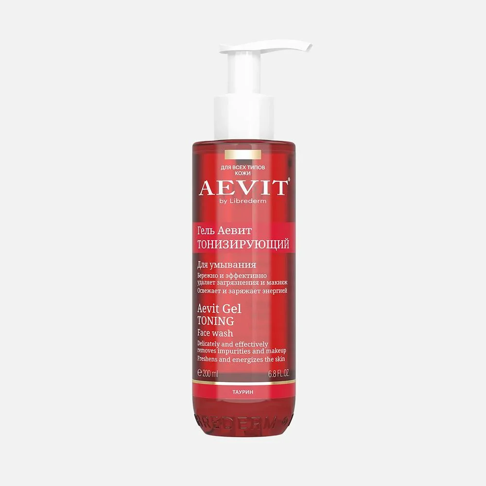 AEVIT BY LIBREDERM ГЕЛЬ ТОНИЗИРУЮЩИЙ Д/УМЫВАНИЯ 200МЛ