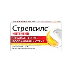 СТРЕПСИЛС ТАБ. Д/РАССАС ИНТЕНСИВ МЕД-ЛИМОН №24