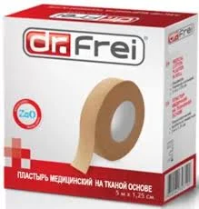 ПЛАСТЫРЬ ХЛОПЧАТОБУМАЖНЫЙ В РУЛОНЕ DR FREI 5*1.25