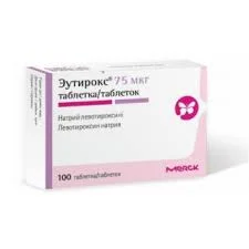 ЭУТИРОКС ТАБ. 75МКГ №100