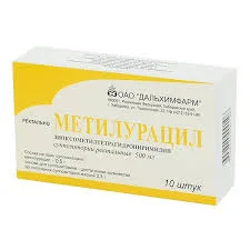 МЕТИЛУРАЦИЛ СУПП. РЕКТ. 500МГ №10_НИЖ