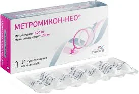 МЕТРОМИКОН НЕО СУПП. ВАГ. 500МГ+100МГ №14_ФРП