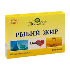 РЫБИЙ ЖИР КАПС. 370МГ №100 БАД