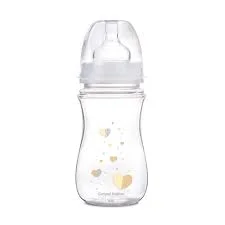 КАНПОЛ БУТЫЛКА EASYSTART С ШИРОКИМ ГОРЛЫШКОМ АНТИКОЛИК КОРАЛЛ 3+ 240МЛ